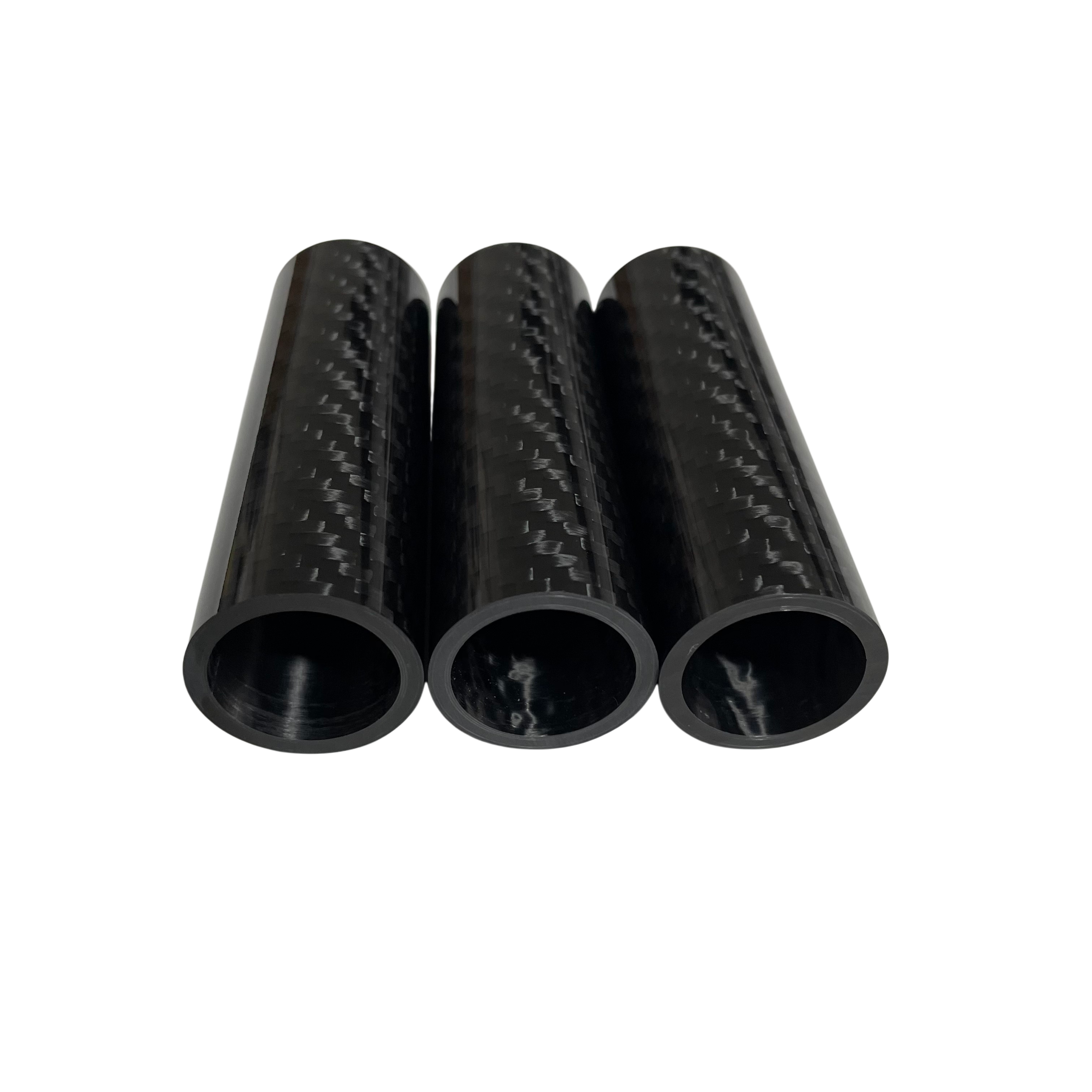 3K斜纹亮光碳纤维圆管/重量轻，强度高碳纤维圆管